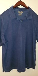 Tasso Elba Supima polo Navy XL